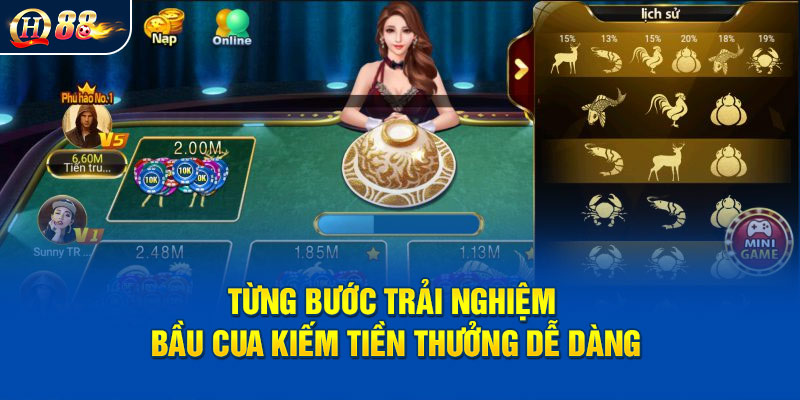Từng bước trải nghiệm bầu cua kiếm tiền thưởng dễ dàng